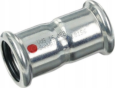 Bashkues tubash SANHA SANHA Therm Coupling ZWxZW 18, diametër 18 mm, metal karboni, ngjyrë argjendtë