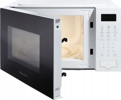 Furrë me mikrovalë Hisense H20, 20L, digjitale, e bardhë