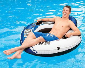 Unazë notuese Intex Floating Ring River Run 58825EU, 135cm, PVC, shumëngjyrëshe
