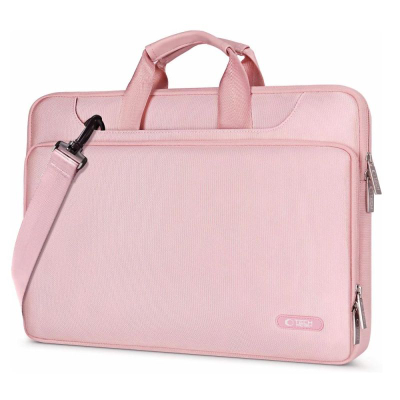 Çantë laptopi Tech-Protect Pocket Bag, 15-16", që s’e kap uji, rozë