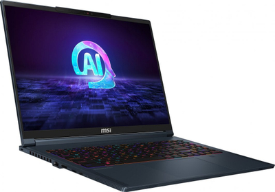 Laptop MSI Stealth 16 AI Studio A1VIG, 16", CPU Core Ultra U9-185H, 32GB RAM, 2TB SSD, Nvidia GeForce RTX 4090