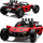 Makine lodër me bateri Jokomisiada Auto Buggy Racing PA0281, dyvendëshe, e kuqe