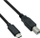 Kabllo USB Roline 11028336, USB 2.0 USB C n USB B, 1.8m, e zezë