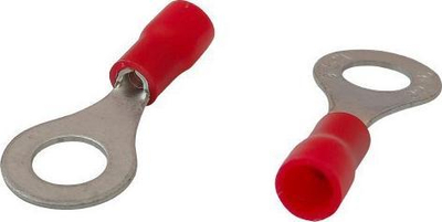Terminal unazor i izoluar EPM 1.25/6 mm, 0.5–1.5 mm², set 10 copë, i kuq