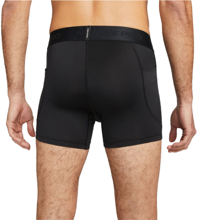 Short sportiv Nike Dri-FIT Brief, teknologji Dri-FIT, xhep anësor, i zi