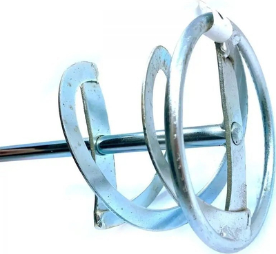 Mikser ndërtimi Right-Hand Mixer With Ring, Ø130mm, fije M14, metalik