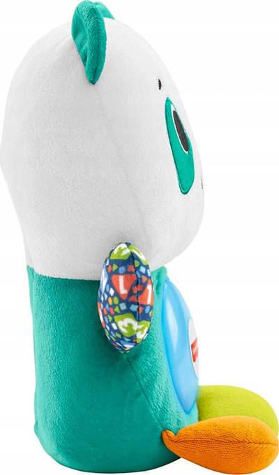 Lodër pelushi Fisher-Price panda, me dritë, muzikore, me plot ngjyra