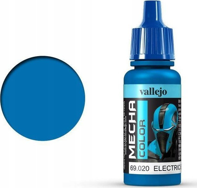 Bојa акрилна Vallejo Mecha Color 69.020 Electric Blue, 17ml, електрично сина