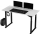 Tavolinë gaming ULTRADESK UPLIFT, 160 x 116 x 75 cm, rregullim lartësie, e bardhë e zezë