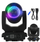 Reflektor skenik Moving Head e-Volights Galacto Ring, 120W, LED me ngjyra, i zi