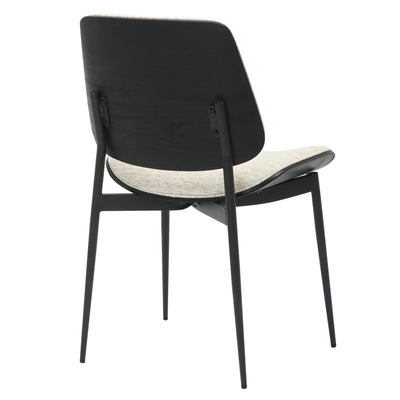 Karrige ngrënieje Conti 48,5x56x82,5Hcm (HM9983.02), zezë