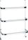 Mbajtëse peshqirësh Wenko Ladder 40891, 54.5 cm, çelik i kromuar, argjend
