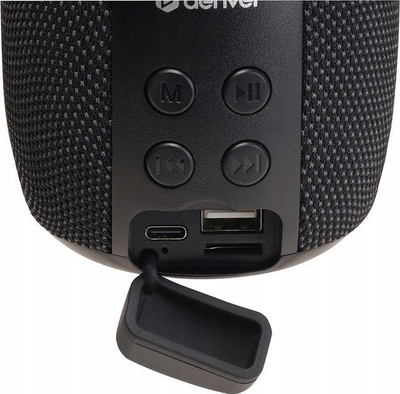Altoparlant i vogël Denver BTV-130B, Bluetooth, USB MP3, i zi