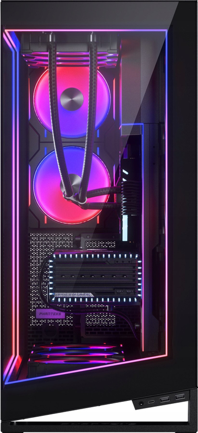 Set drite DRGB Phanteks NV9 Premium, 4 module LED D A RGB, për kornizën jashtme të NV9-s, ngjyrë e zezë
