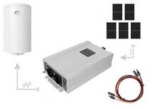 Set fotovoltaik ECO Solar Boost EVO 5x450W, inverter 4KW, për bojlerë, i bardhë 2
