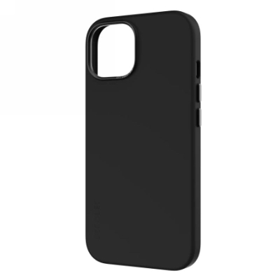 Mbulesë telefoni Decoded Silicone për iPhone 15 Plus, me MagSafe, e zezë