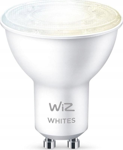 Llambë inteligjente LED WiZ GU10, 4.9W 345lm, Wi-Fi, e bardhë
