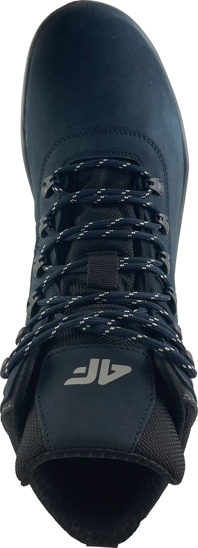 Çizme dimri meshkujsh 4F H4Z20 OBMH205, lëkurë, taban antirrëshqitës, navy blue