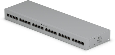 Panel mbrojtës rrjeti Ubiquiti UACC ETH SP Panel 24, 24 porta Ethernet, 10 GbE PoE++, gri