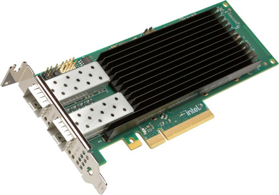 Kartelë rrjeti Intel Ethernet Network Adapter E830-XXVDA2, PCIe 4.0 x8, 2x SFP28 10/25Gb, e gjelbër