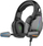 Kufje gaming Vertux Havana, over ear, 3.5mm USB RGB, të zeza