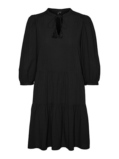 Фустан VERO MODA VMPRETTY Regular Fit, црн
