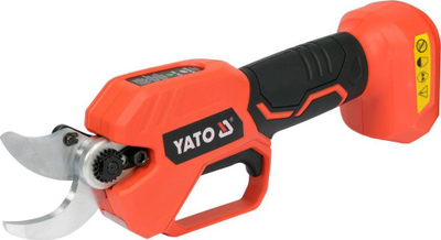 Gërshërë kopshti me bateri Yato 18V, brushless, pa bateri, portokalli