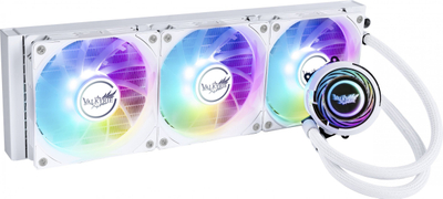Ftohës uji CPU Valkyrie Jarn 360 ARGB, radiator 360mm, All in One, i bardhë