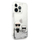 Mbulesë telefoni Karl Lagerfeld KLHCP13LGKCS për iPhone 13 Pro, hardcase Liquid Glitter, argjend