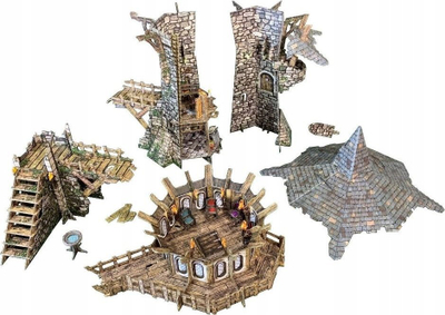 Set terreni Battle Systems Kulla e Magjistarit, 41cm, për miniatura 28–35mm, shumëngjyrësh