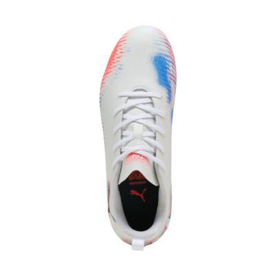 Фудбалски копачки Puma Future 8 Play FG AG Jr, синтетички, за деца, бели
