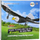Aeroplan lodër me telekomandë Leantoys R/C Eagle, 2.4G, hapje krahësh 41 cm, bardh e zi