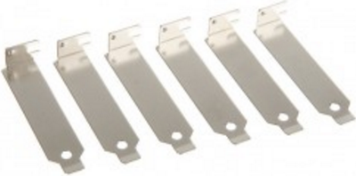 Mbulesa slote InLine 11108, set 6 copë, low profile, metalike