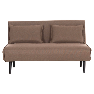 Divan krevat ASMA HM3077.07, 2 persona, 143x78x84 cm, bezhë e errët