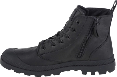 Çizme Palladium Pampa Zip Lth Ess M 76888-008, lëkurë natyrale, me zinxhir anësor, të zeza