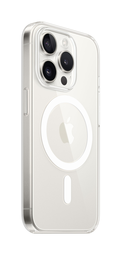 Маска Apple iPhone 15 Pro Clear Case со MagSafe