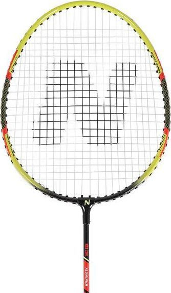 Set raketa dhe mbulesë badmintoni NILS Extreme NRZ204, 2 copë, të zeza