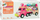 Set lodrash Lean Toys Double Decker Transport Cars, 5 në 1, me drita dhe tinguj, rozë me të bardhë