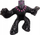 Figurë lodër Heroes of Goo Jit Zu Marvel Black Panther, Goo Shifters, Vibranium Energy Blast, elastike