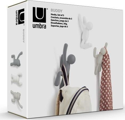 Varëse muri Umbra Buddy 318165-023, set me 3 copë, plastikë, shumëngjyrëshe