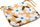 Set jastëkësh karrigje D.D'INTERIEUR Darcy, 4 copa, 38x38 cm, të verdhë me lule