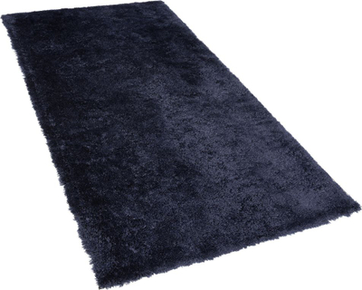 Tapet shaggy Beliani EVREN, 80x150 cm, poliester, blu e errët