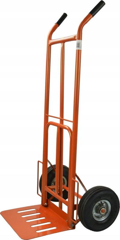 Karrocë dore GEKO, mban deri 200 kg, rrota 350x180 mm, e kuqe
