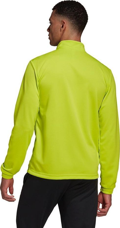Bluzë trajnimi për meshkuj Adidas Entrada 22 HC5057, Aeroready, me mëngë të gjata, lime e gjelbërt