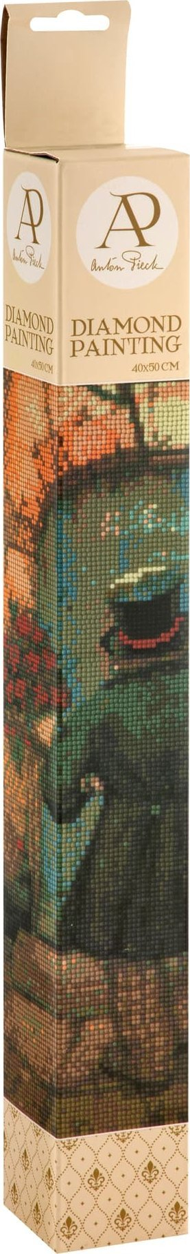 Set diamond painting Grafix Man With Bouquet, 40x50 cm, me gurëza dekorative, shumëngjyrësh