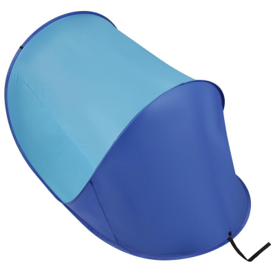 Çadër plazhi Enero Camp Windbreak 2, që çohet vetë, me mbrojtje nga dielli (UV), blu