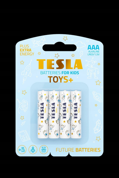 Bateri alkaline Tesla TOYS+ BOY R3 AAA, set 4 copë