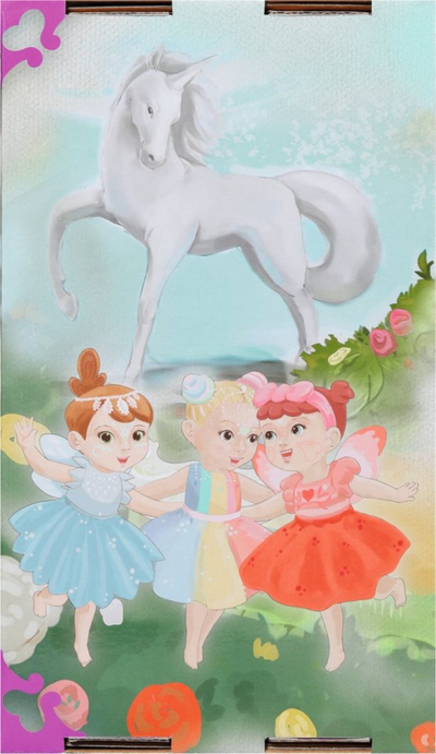 Kukull zanash BABY born Storybook Fairy Rose, 18cm, me krahë lëvizës, me aksesorë, rozë
