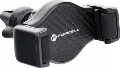 Mbajtëse telefoni Forcell CARBON H CF509, për grilë ajri, 4" 6.5", e zezë