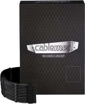 Set kabllosh CableMod C-Series PRO ModMesh 12VHPWR për Corsair RM, RMi, RMx, për RTX 4000, i zi